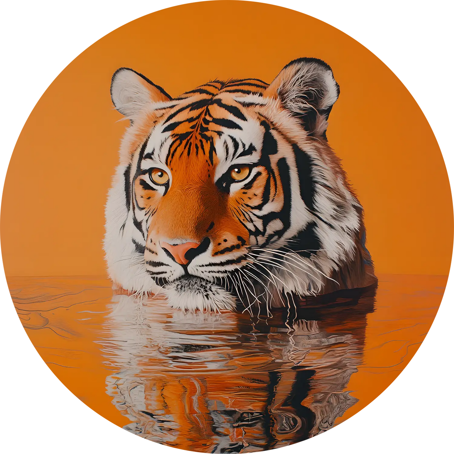 Tiger T-Shirt for Women Cotton Regal Jungle