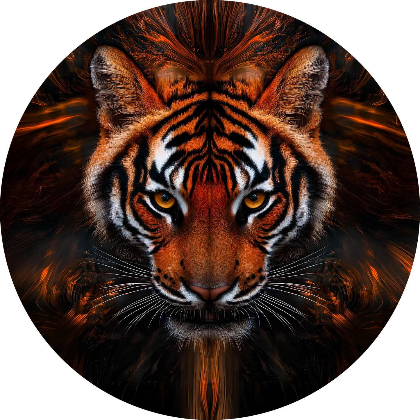 Tiger T-Shirt for Women Cotton Proud Mighty