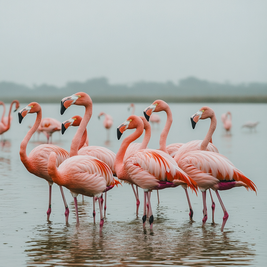 Where Flamingos are found in India