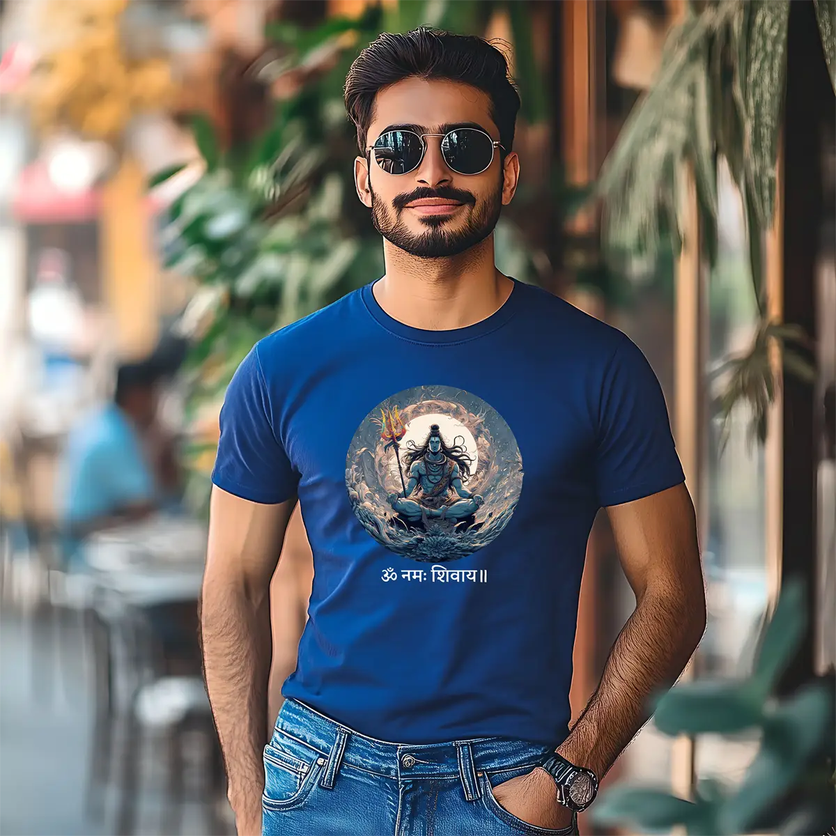 Shiva T-Shirt Har Har Mahadev Graphic Cotton T-Shirt for Men 🔱🔱🔱