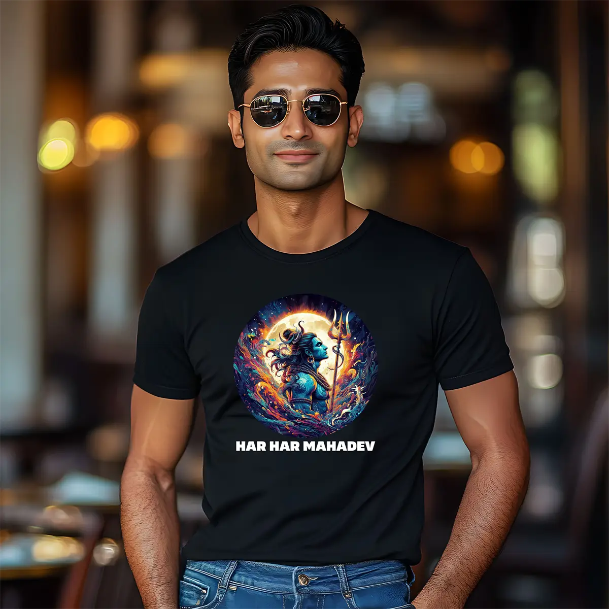 Shiva T-Shirt the Nataraja Tee Graphic Cotton T-Shirt for Men 🔱🔱🔱