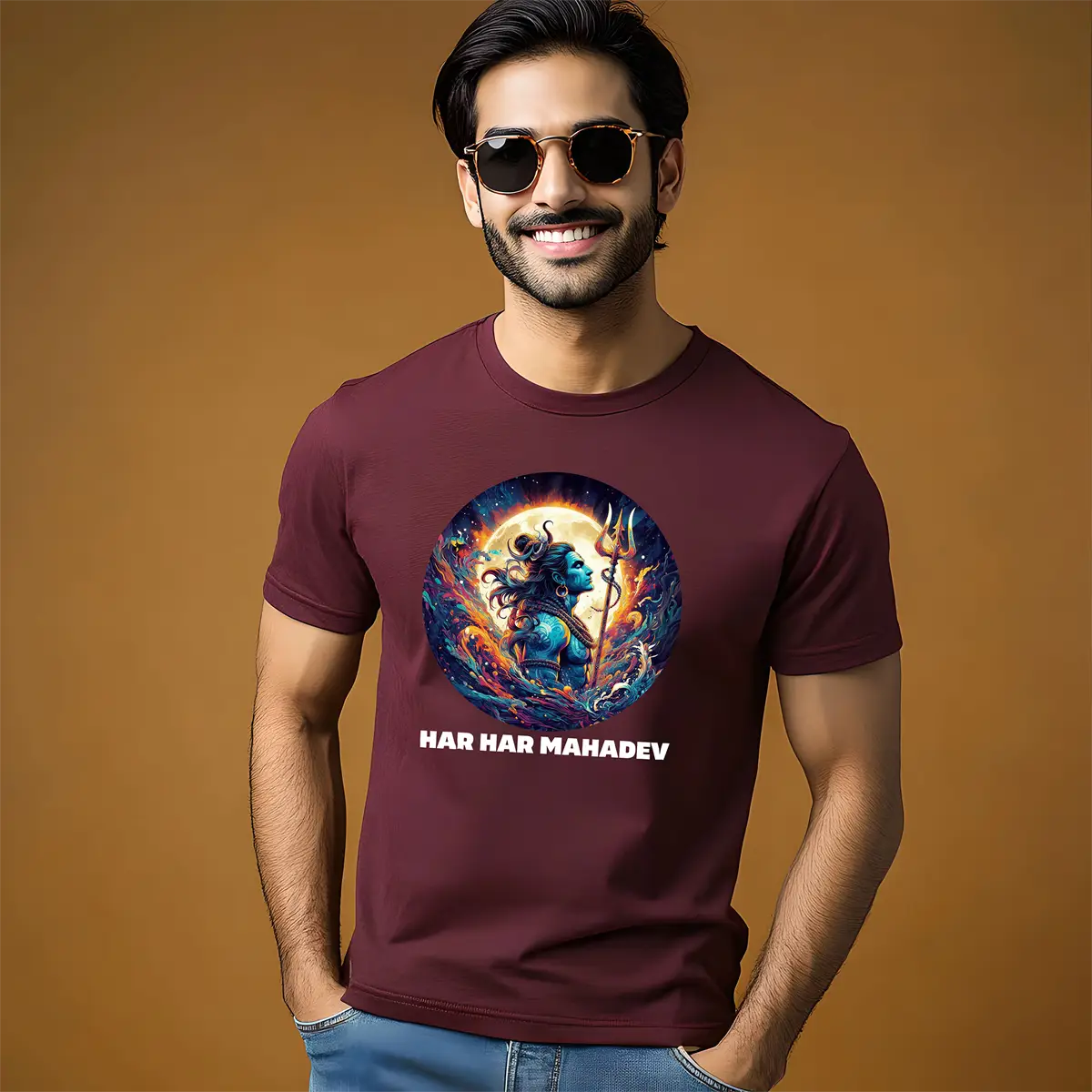 Shiva T-Shirt the Nataraja Tee Graphic Cotton T-Shirt for Men 🔱🔱🔱