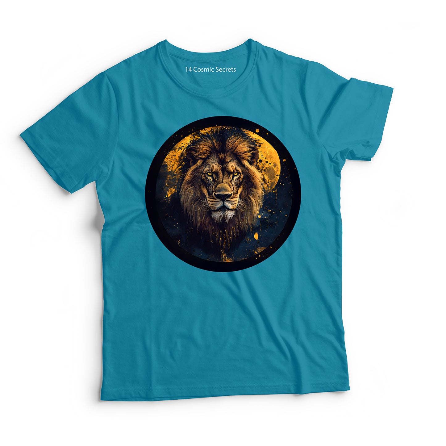 Lion T-Shirt for Men Cotton Majestic King