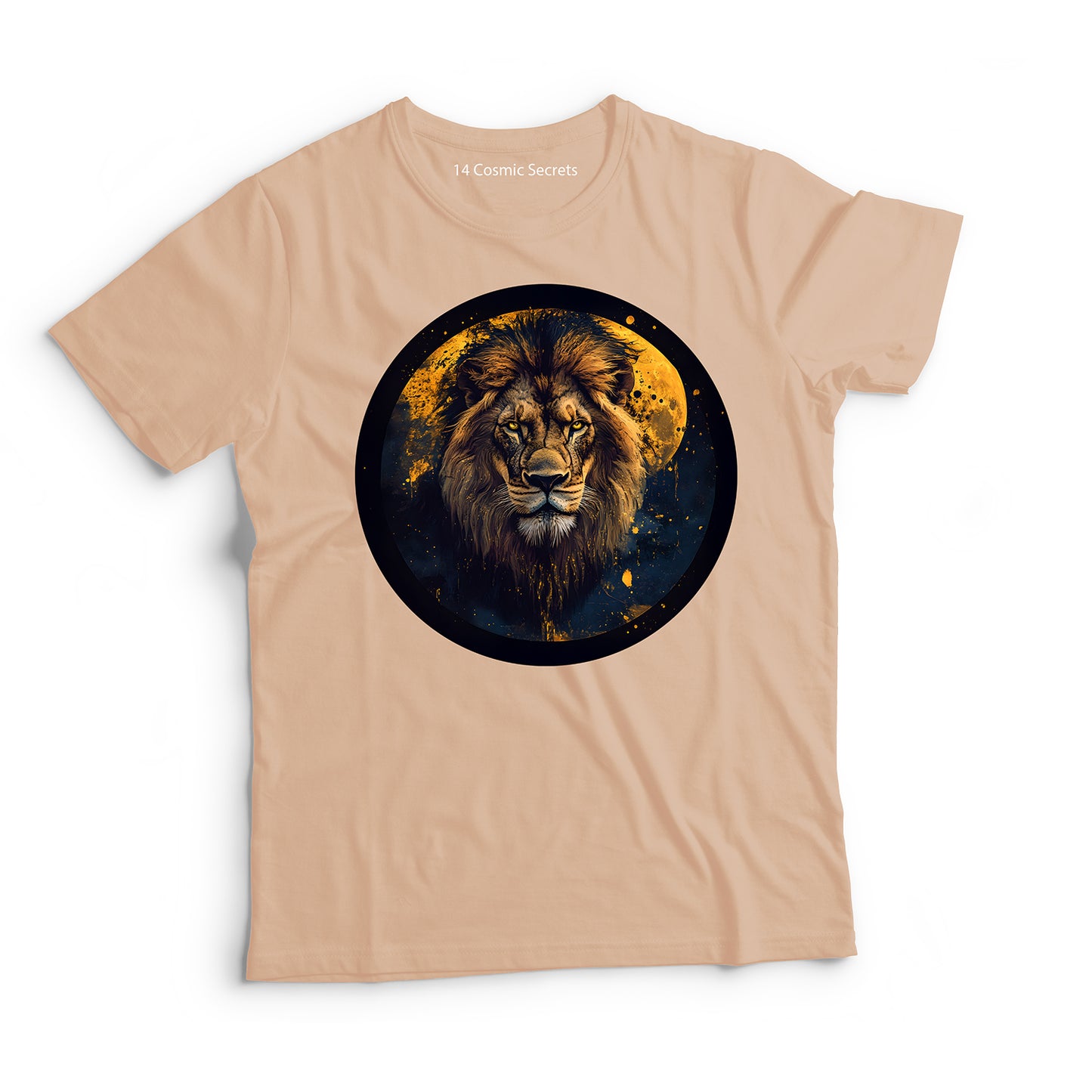 Lion T-Shirt for Men Cotton Majestic King