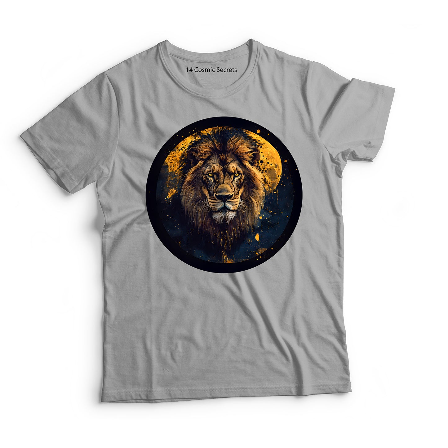 Lion T-Shirt for Men Cotton Majestic King