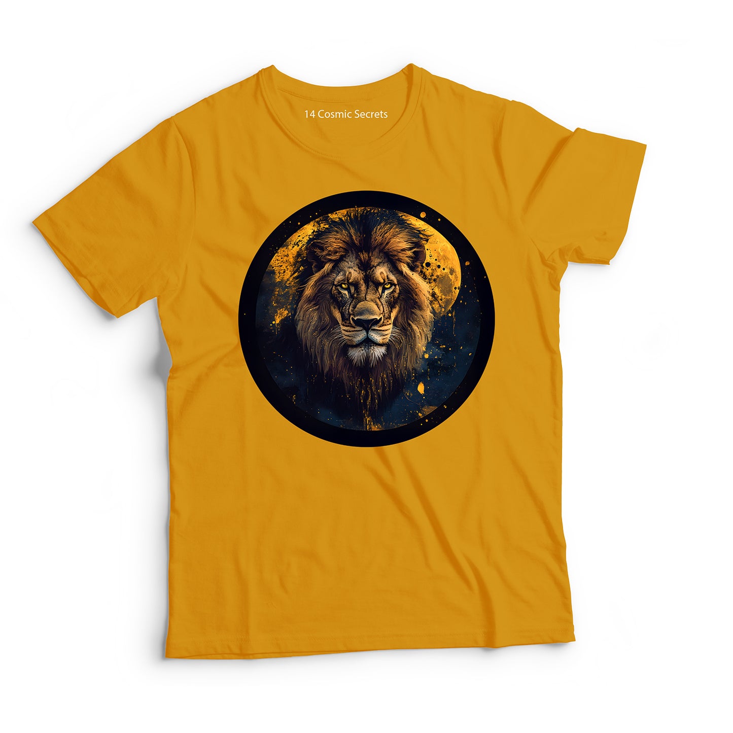 Lion T-Shirt for Men Cotton Majestic King