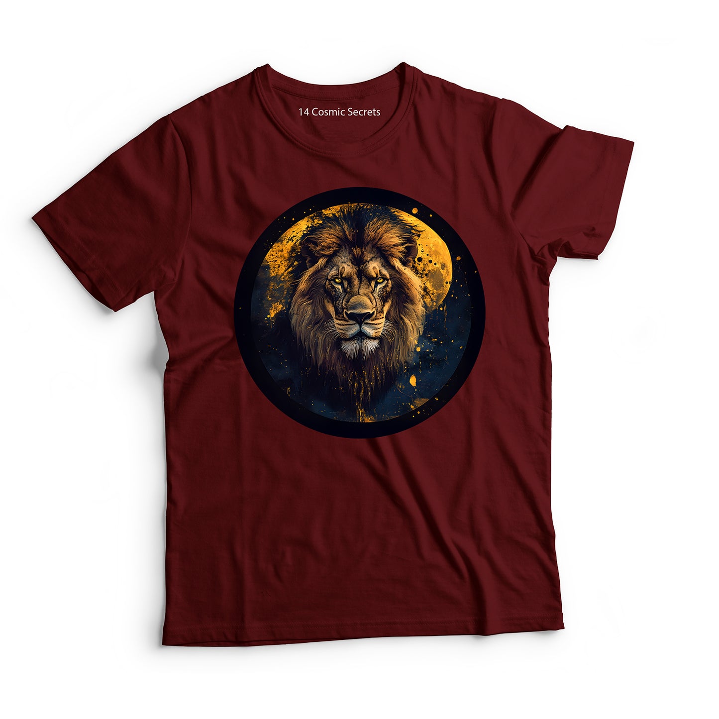 Lion T-Shirt for Men Cotton Majestic King