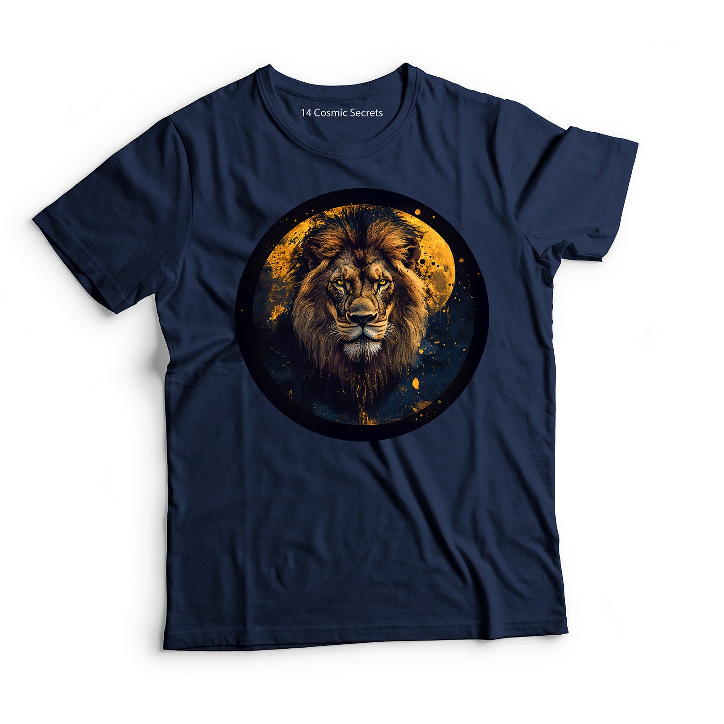 Lion T-Shirt for Men Cotton Majestic King