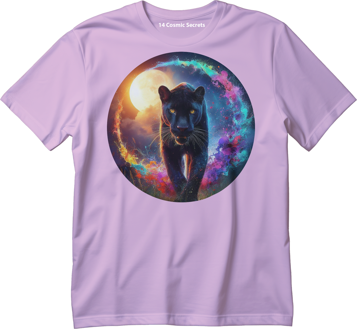 The Bold Black Panther  Graphic Printed T-Shirt  Cotton T-Shirt Magnificence of India T-Shirt