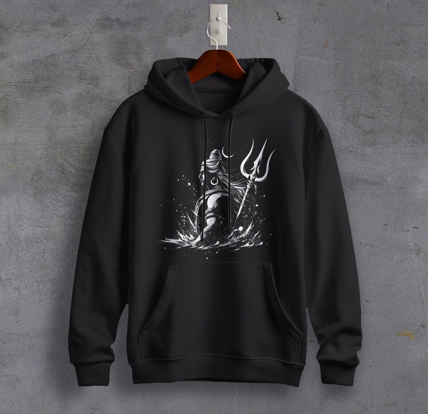 Shiva's Serenity: The Divine Hooded Sweatshirt Graphic Printed Cotton Hoodie for Kids (Boys & Girls) Trinity Collection 🔱🔱🔱