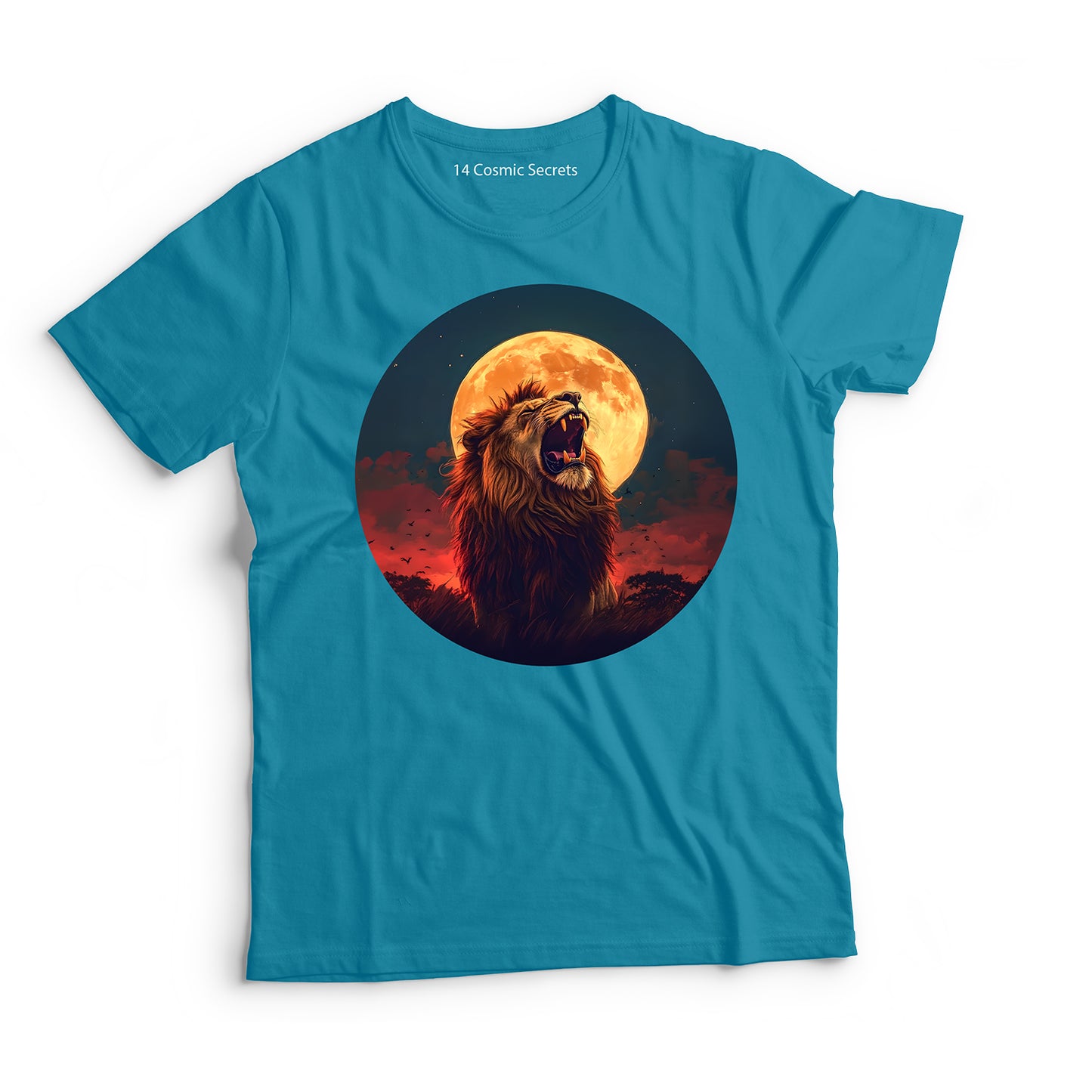 Lion T-Shirt for Men Cotton Timeless Warrior