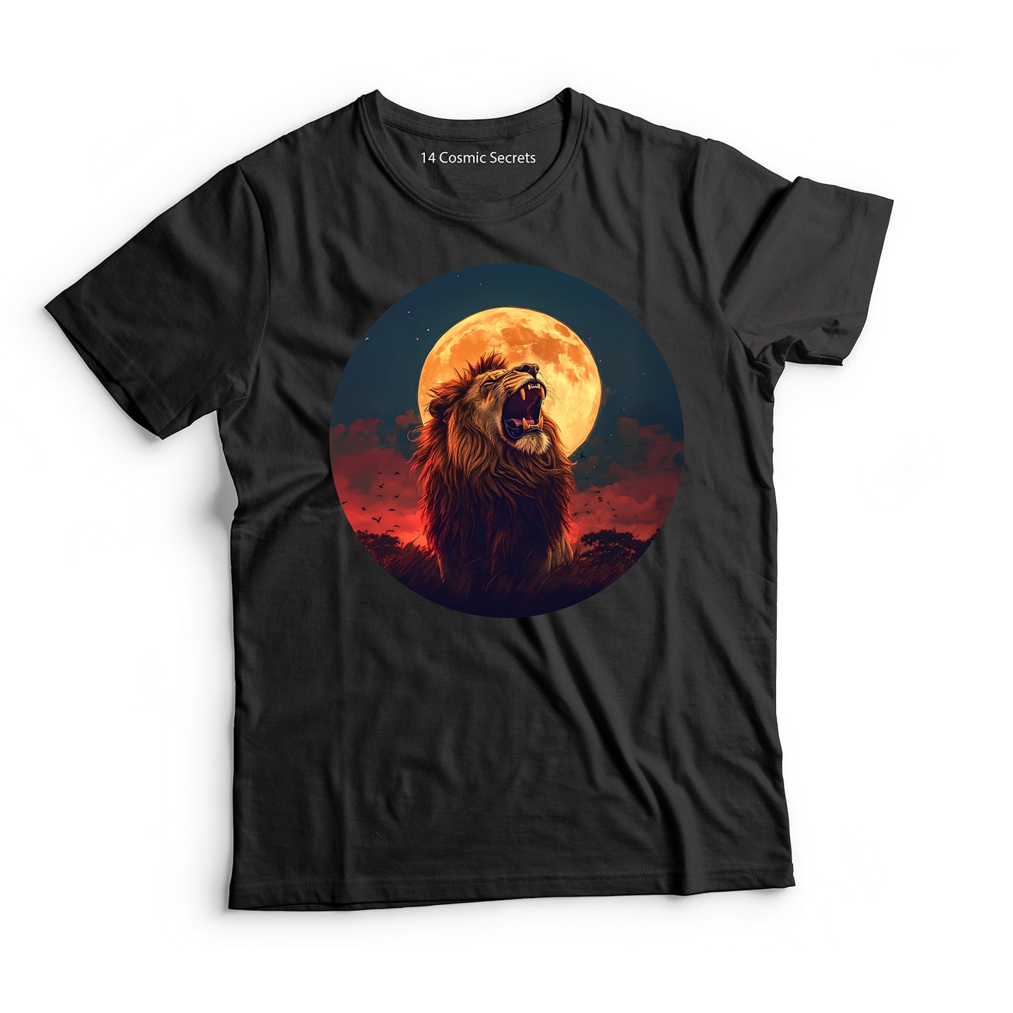 Lion T-Shirt for Men Cotton Timeless Warrior