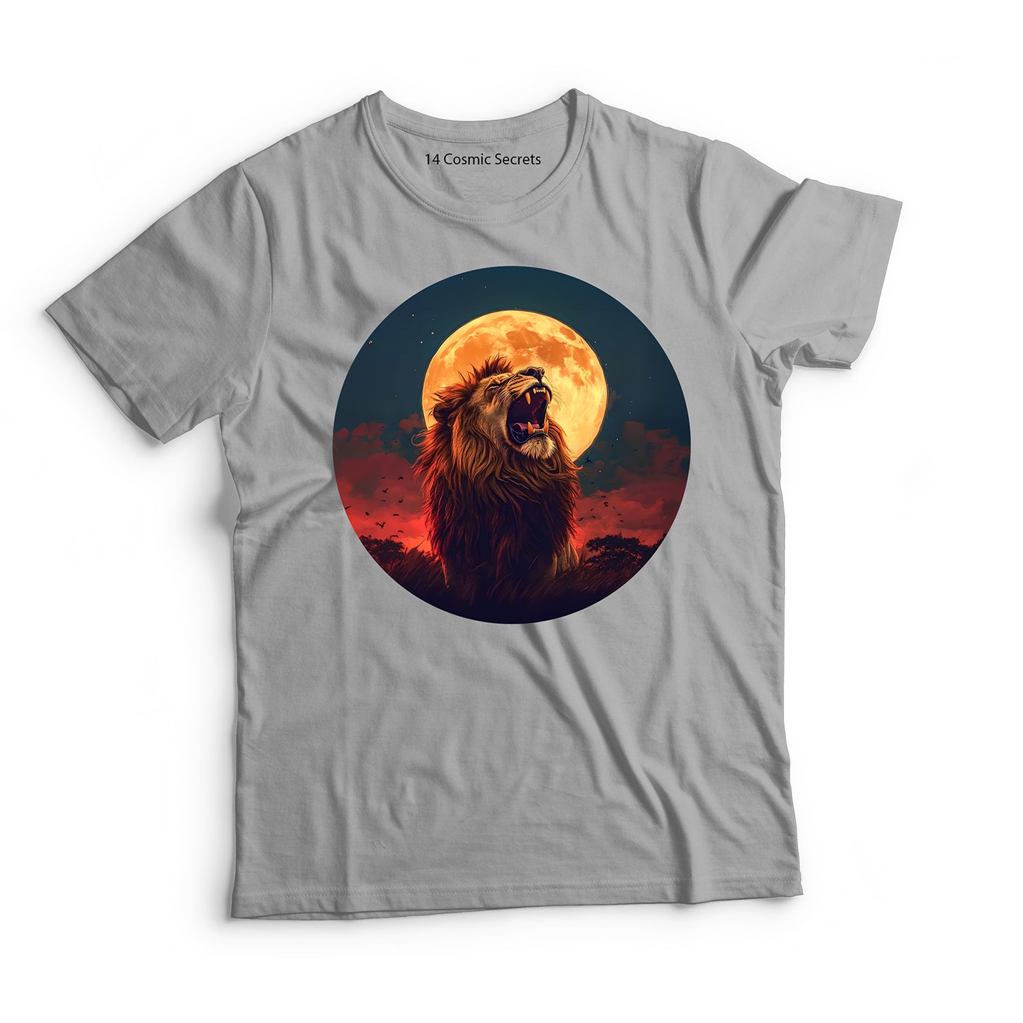 Lion T-Shirt for Men Cotton Timeless Warrior