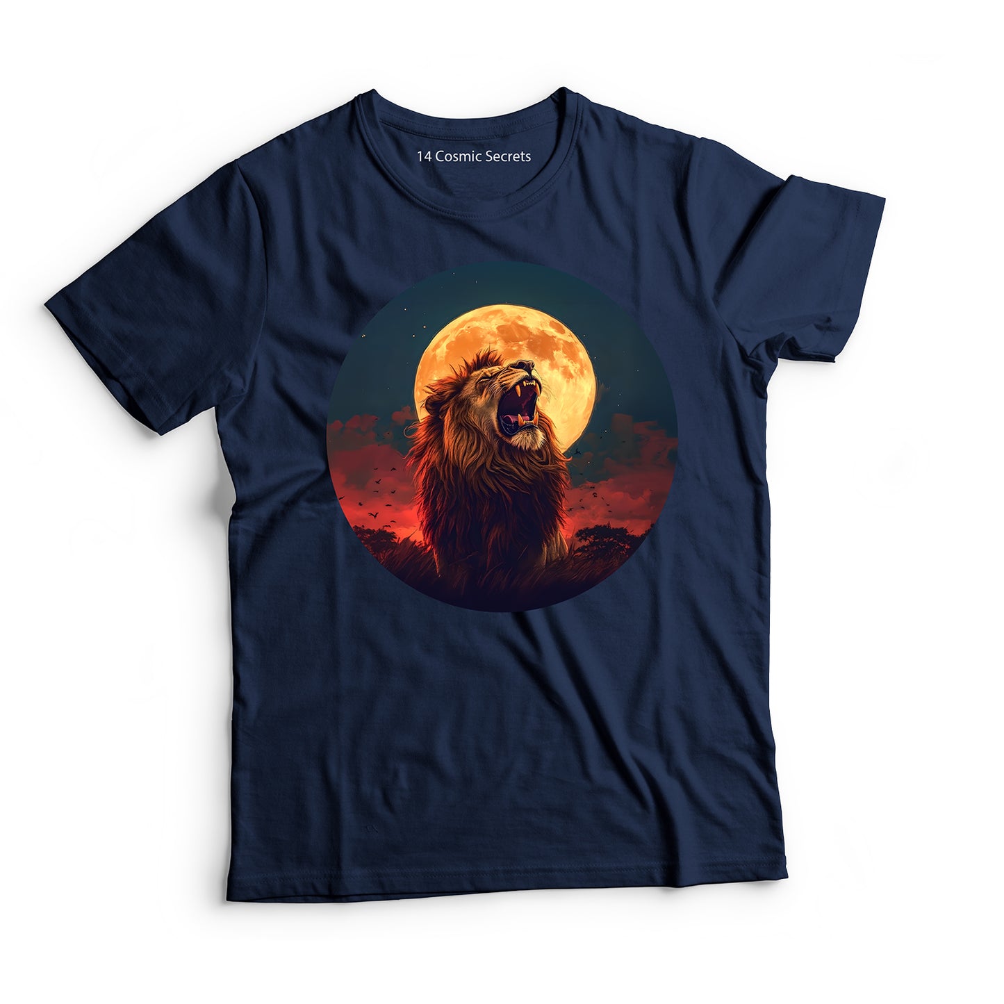 Lion T-Shirt for Men Cotton Timeless Warrior