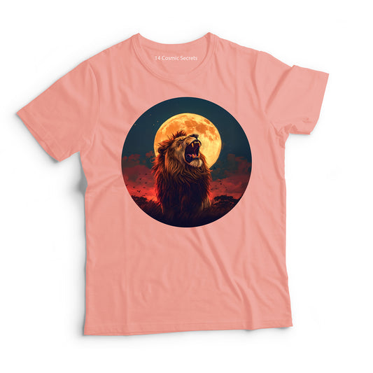 Lion T-Shirt for Women Cotton Timeless Warrior