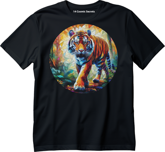 Bengal Majesty Graphic Tee Graphic Printed T-Shirt  Cotton T-Shirt Magnificence of India T-Shirt