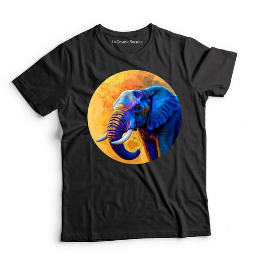 Elephant T-Shirt for Women Cotton Silent Giant