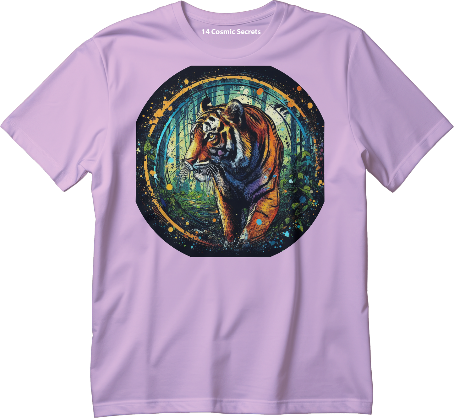Tiger Kingdom Crest Shirt Graphic Printed T-Shirt  Cotton T-Shirt Magnificence of India T-Shirt