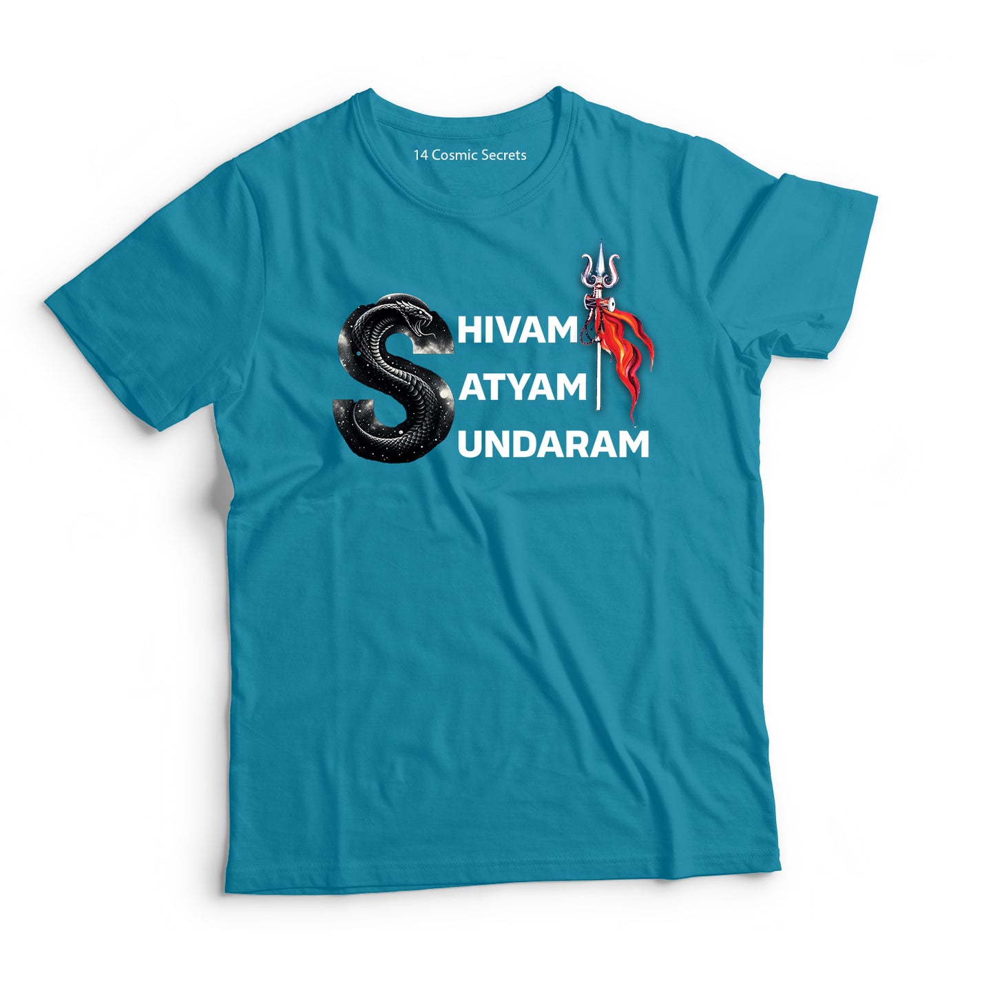 Shivam Satyam Sundaram Graphic Printed Cotton T-Shirt for Men Trinity Collection T-Shirt  🔱🔱🔱