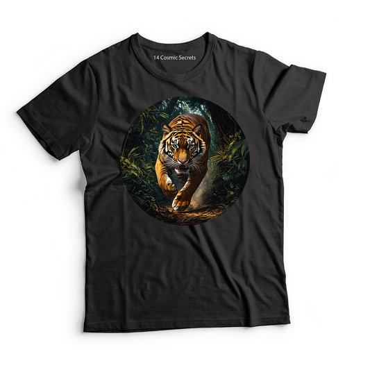 Tiger T-Shirt for Women Cotton Brave Roaring