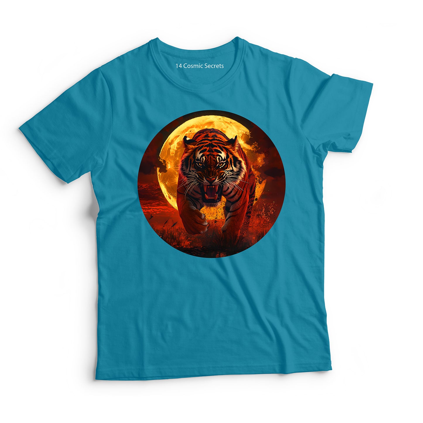 Tiger T-Shirt for Men Cotton Timeless Predator