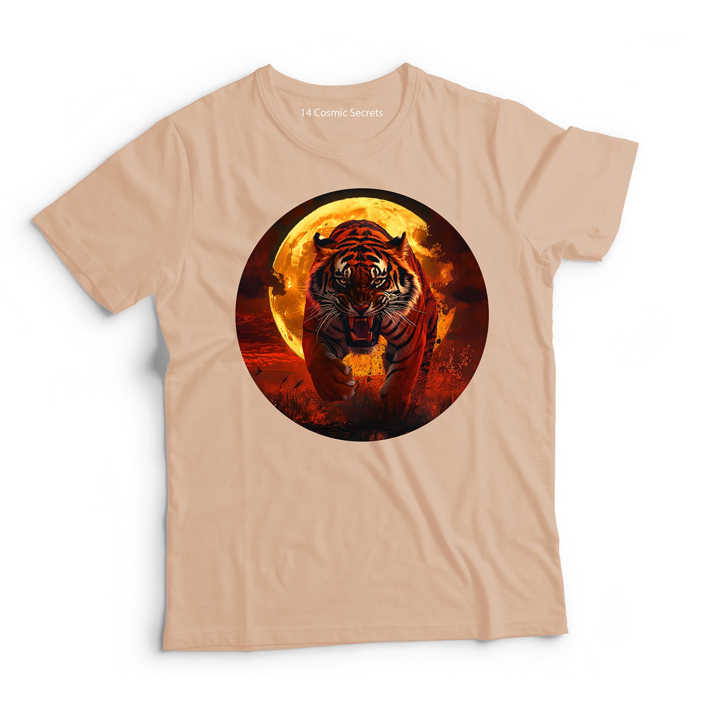 Tiger T-Shirt for Men Cotton Timeless Predator