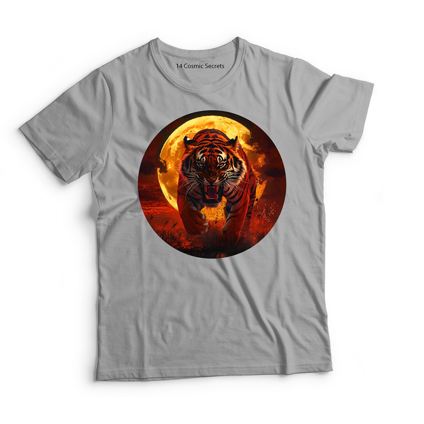 Tiger T-Shirt for Men Cotton Timeless Predator