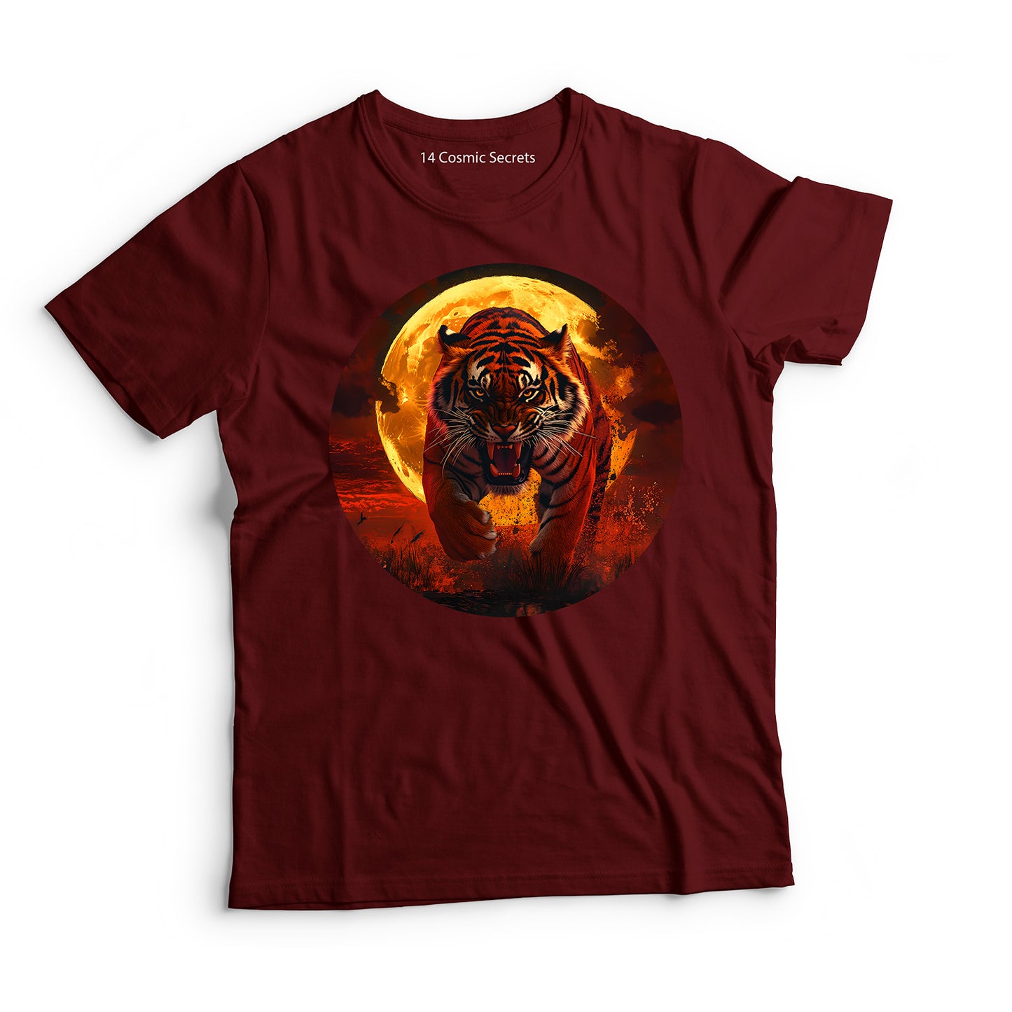 Tiger T-Shirt for Men Cotton Timeless Predator