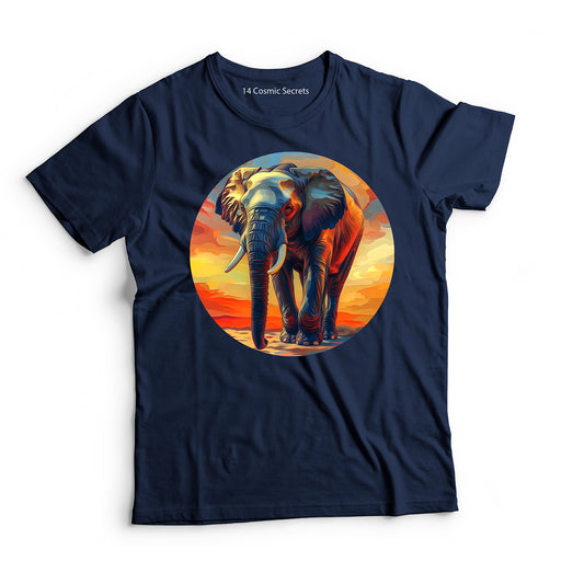 Elephant T-Shirt for Women Cotton Timeless Wisdom