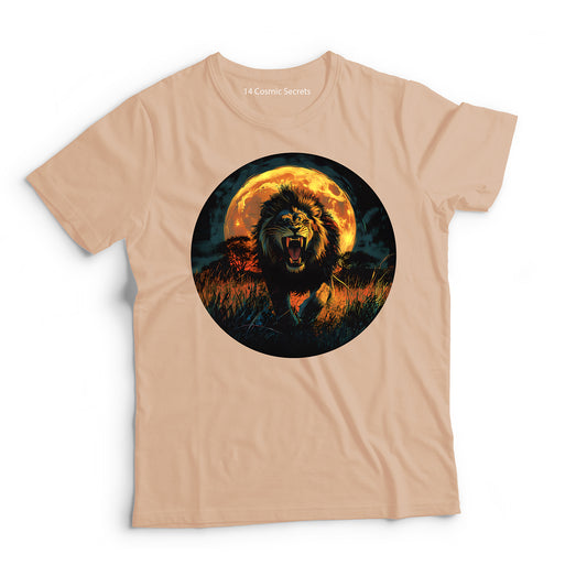 Lion T-Shirt for Men Cotton Dynamic King