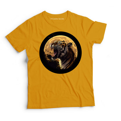 Tiger T-Shirt for Kids Cotton Enduring Strength