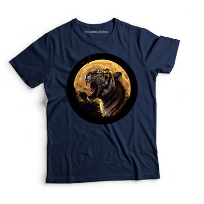 Tiger T-Shirt for Kids Cotton Enduring Strength