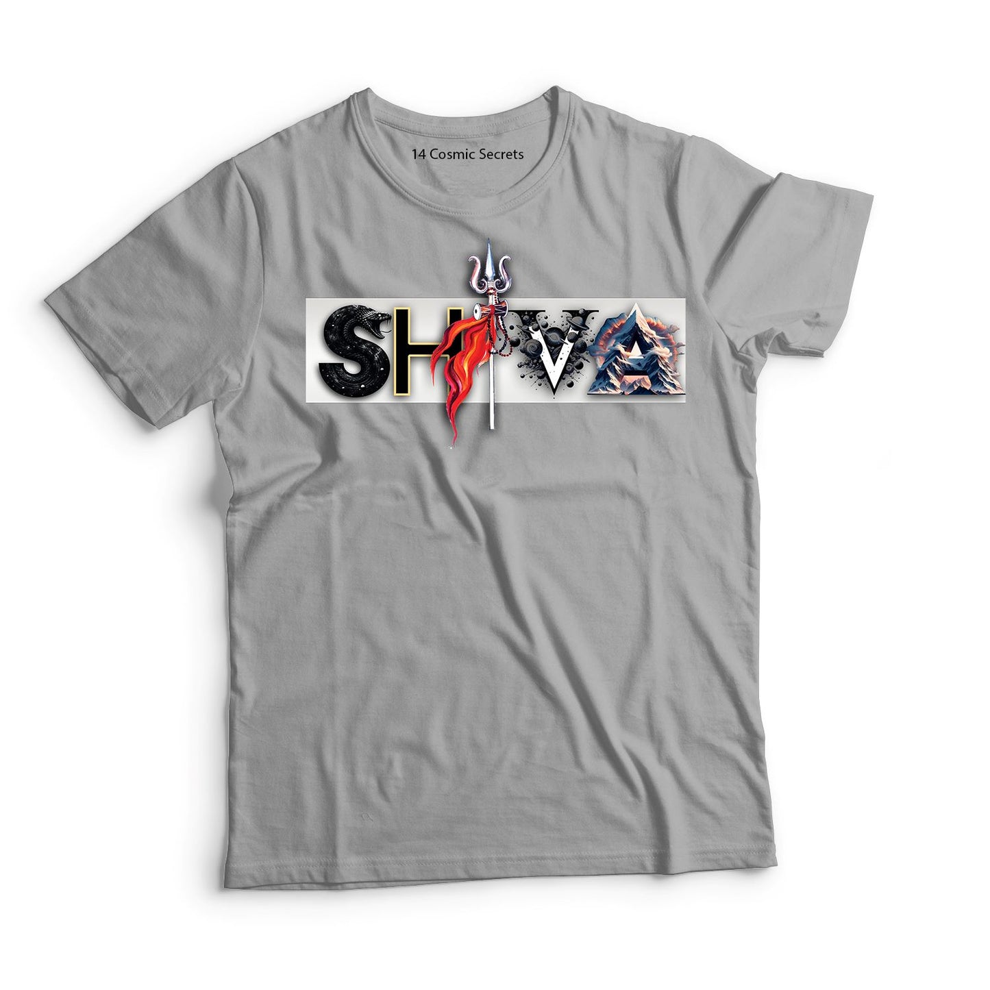 Shiva Graphic Printed Cotton T-Shirt for Men Trinity Collection T-Shirt  🔱🔱🔱