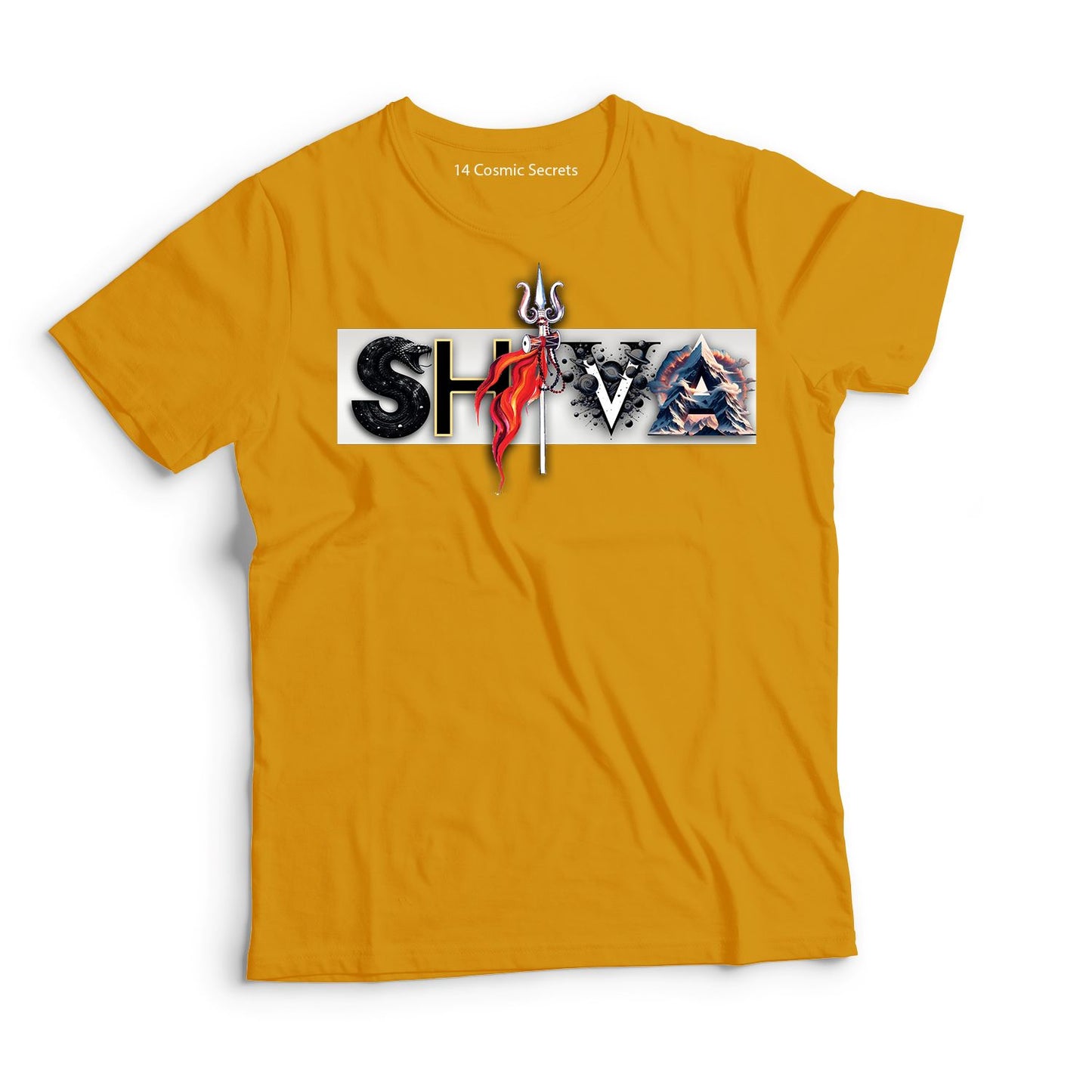 Shiva Graphic Printed Cotton T-Shirt for Men Trinity Collection T-Shirt  🔱🔱🔱