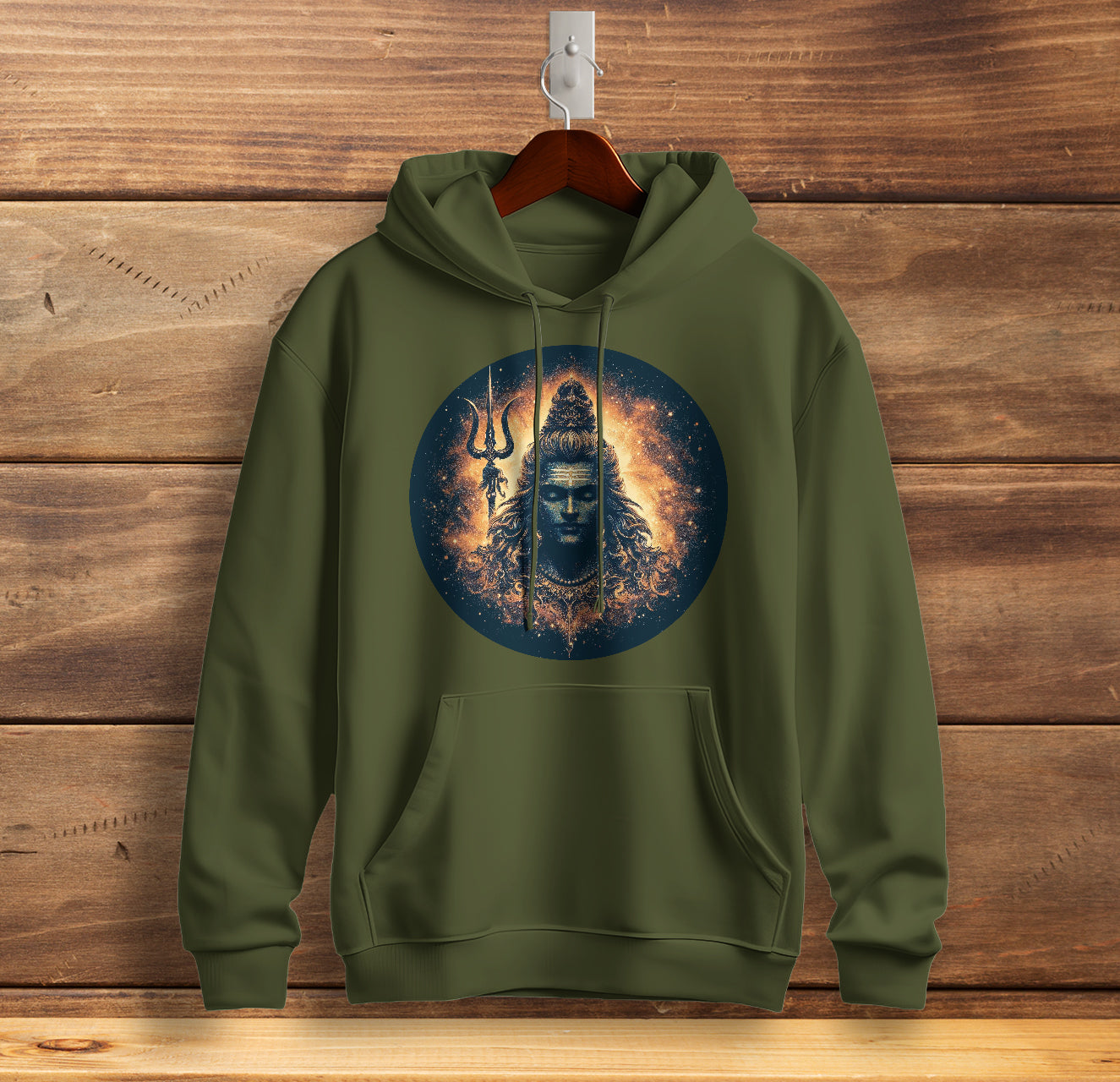 Blessings of Bholenath Graphic Printed Cotton Sweatshirt for Men Trinity Collection 🔱🔱🔱