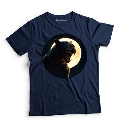 Black Panther T-Shirt for Women Cotton Bold Shadow