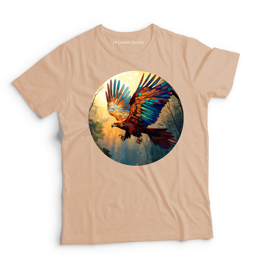 Eagle T-Shirt for Men Cotton Bold Golden