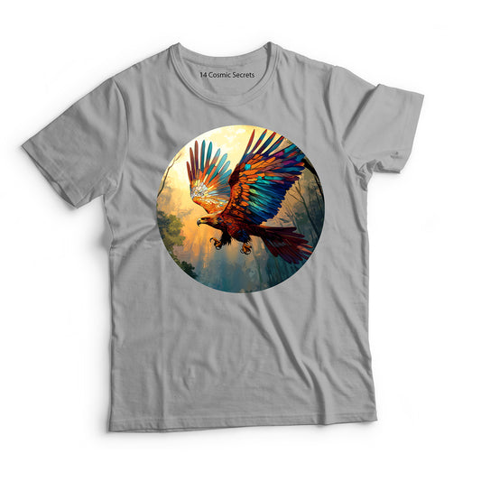 Eagle T-Shirt for Kids Cotton Bold Golden