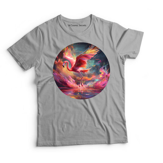 Flamingo T-Shirt for Kids Cotton Majestic Lake