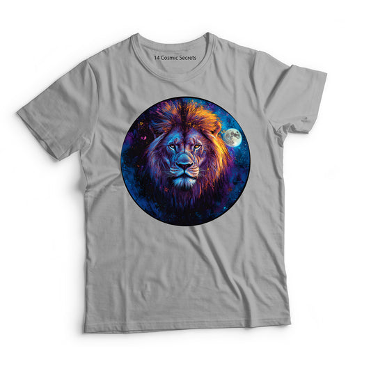 Lion T-Shirt for Men Cotton Bold Alpha