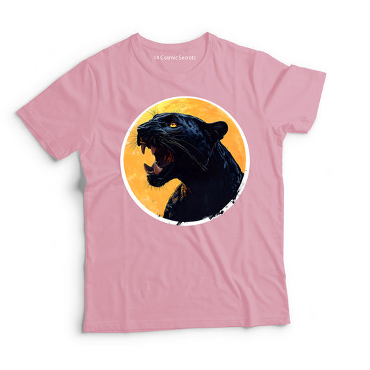 Black Panther T-Shirt for Kids Cotton Silent Hunter