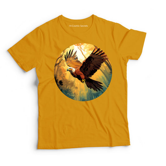 Eagle T-Shirt for Men Cotton Bold Vision