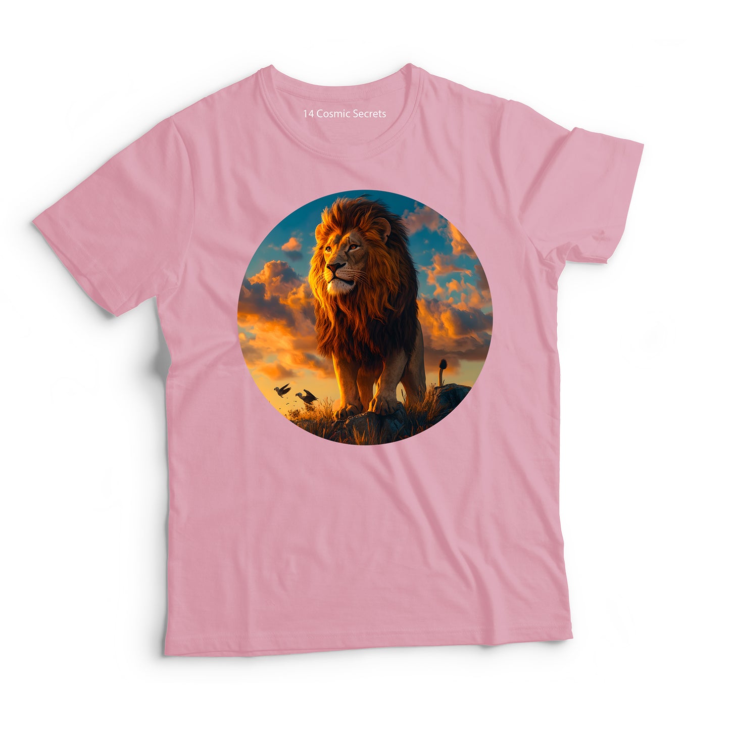 Lion T-Shirt for Kids Cotton Fearless Leader