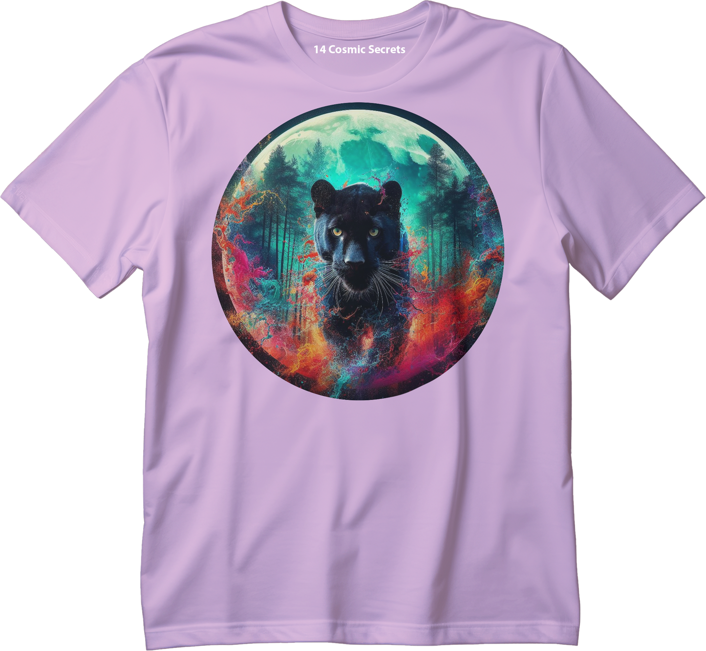 The Mesmerizing Gaze Graphic Printed T-Shirt  Cotton T-Shirt Magnificence of India T-Shirt