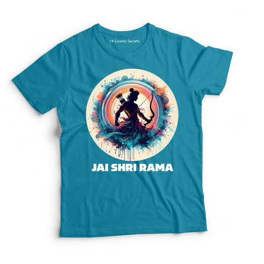 Rama's Resolve: Destiny's Hero Graphic Printed T-Shirt for Men Cotton T-Shirt Original Super Heroes of India T-Shirt