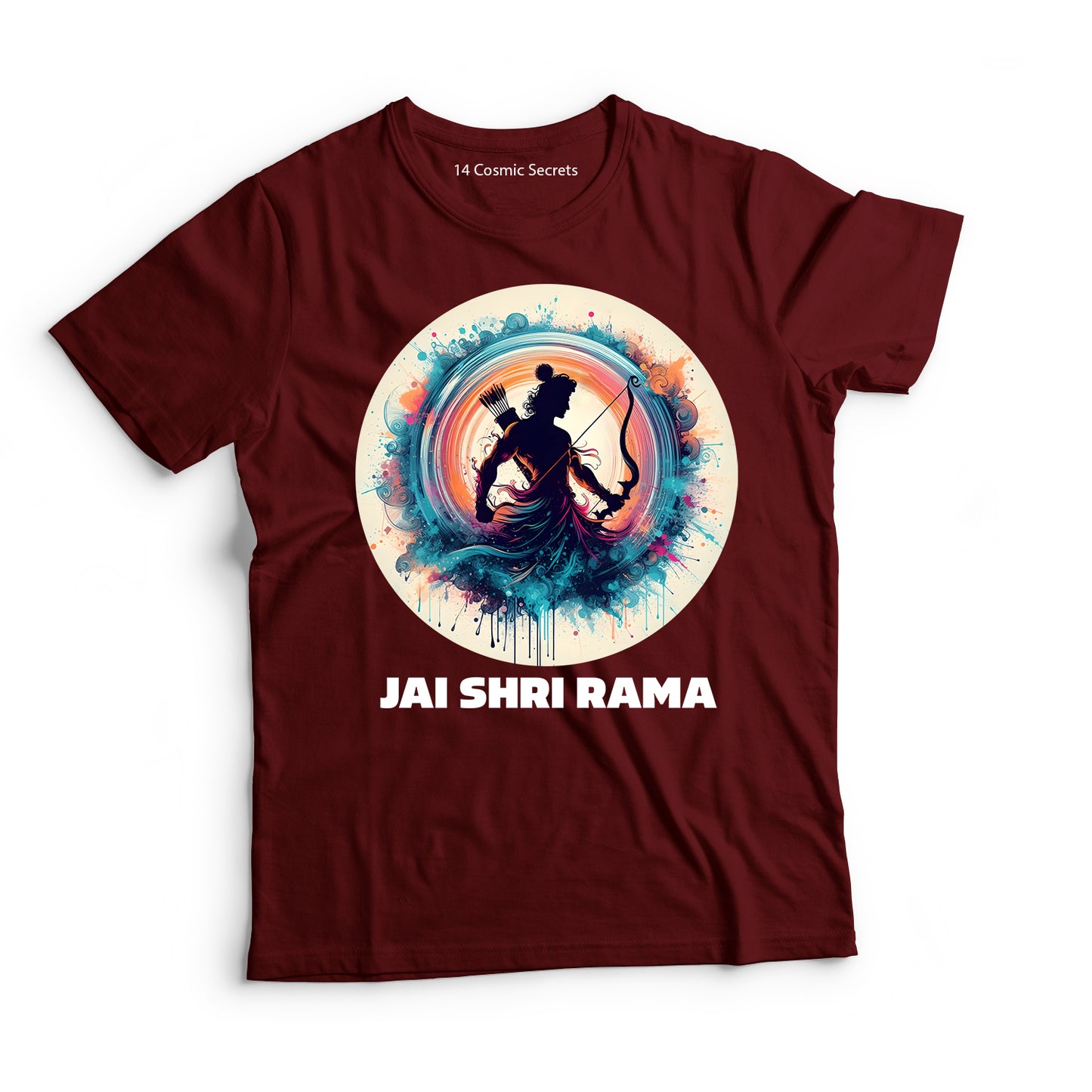 Rama's Resolve: Destiny's Hero Graphic Printed T-Shirt for Men Cotton T-Shirt Original Super Heroes of India T-Shirt