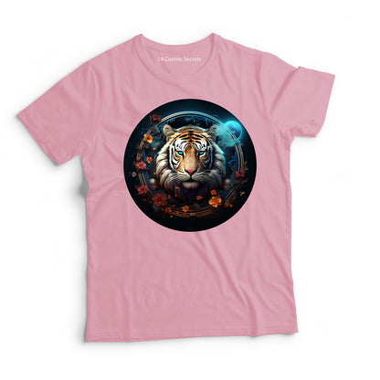 Tiger T-Shirt for Kids Cotton Bold Alpha