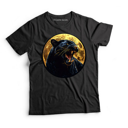 Regal Spirit Black Panther T-Shirt for Men Cotton