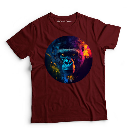 Gorilla T-Shirt for Men Cotton Fearless Leader