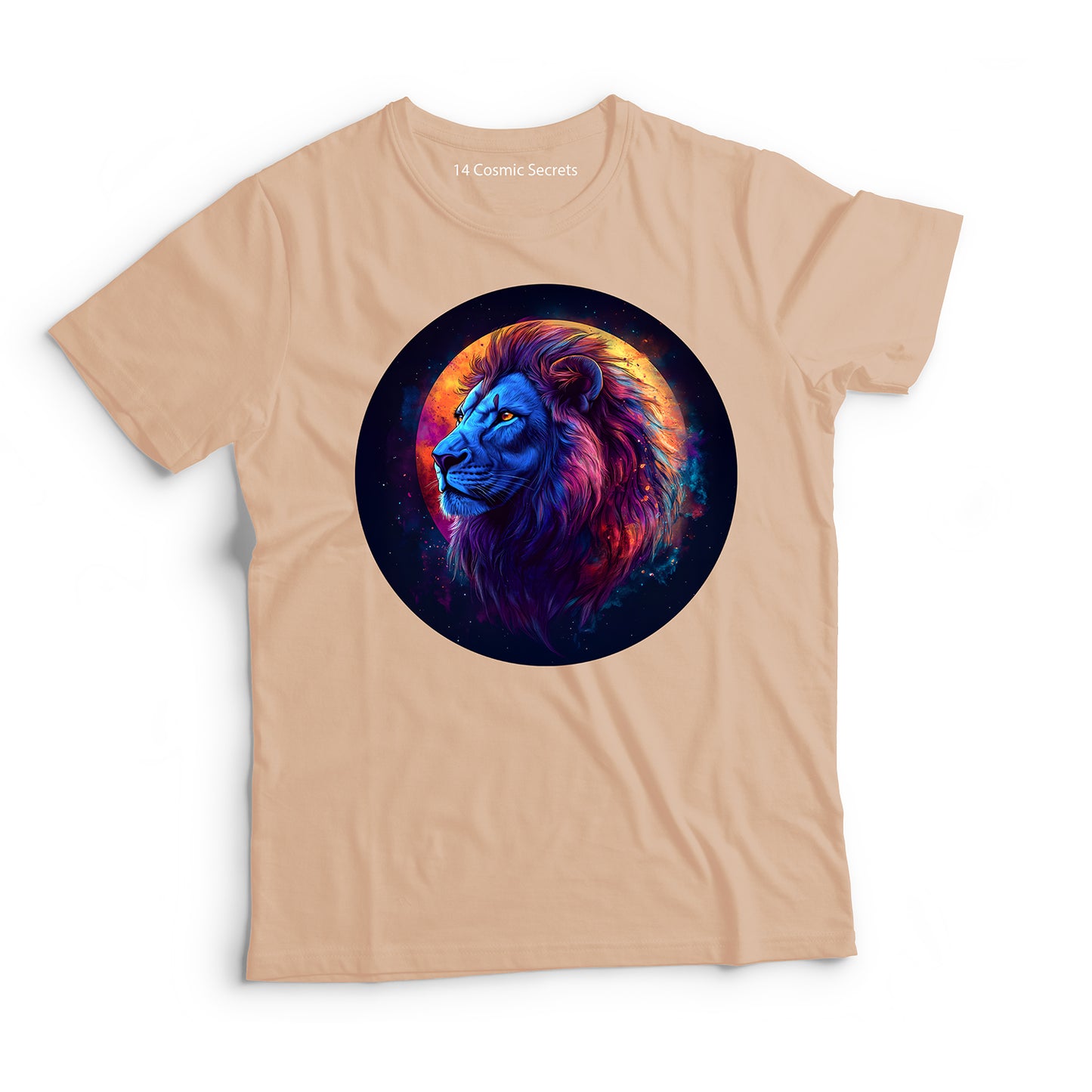 Lion T-Shirt for Men Cotton Noble Spirit